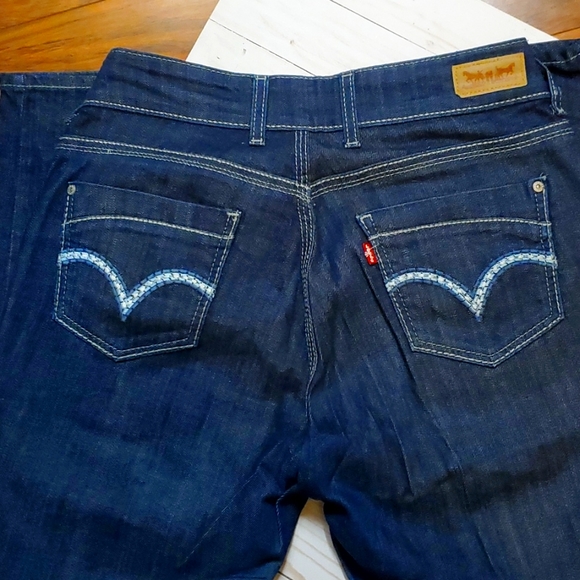 Levi's 529 Curvy Skinny Leg Jeans Sz 10 short - Picture 3 of 3